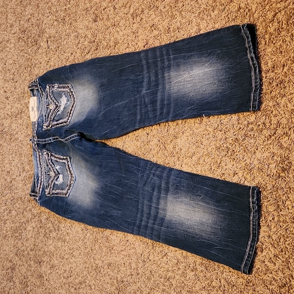 Miss Me Mid-Rise Easy Crop - Picture 8 of 12